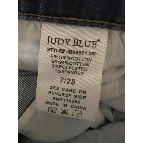Judy Blue 90's Straight Jeans size 7/28 - Picture 11 of 11